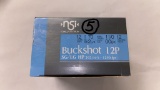 25rds NSI 12ga Buckshot 12P SG/LG HP 00BK