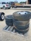 6pc Dually Trailer Tires & Rims  205/40ZR17