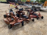 3pc Snapper Riding Mowers  non-running
