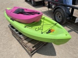 Adult Kayack w/Youth Pull Behind Kayak & Paddles