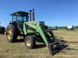 John Deere 4440 w/KoykerK5 Loader, Bucket, & Spike