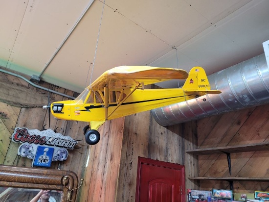 Yellow RC Airplane, Gas Engine