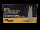 20rds Sig Sauer 300BLK 125gr FMJ Supersonic