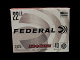 325rds Federal Automatch 22LR 40gr