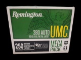 250rds Remington 380 Auto 95gr FMJ
