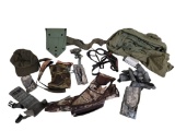 Box Lot of Military and Modern Hunting Gear