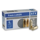 9mm, 100 rds -  STV 124 gr FMJ - 50 rds per box