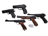 Lot of 5 BB Revolvers/Pistols