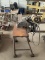 Chop Saw with Baldor Motor and Metal Stand