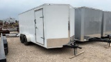 *2023 Salvation 7X16 Enclosed TA Trailer