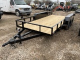 New Flatbed Trailer Dual Axle