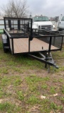 New 7x12 Dual Axle Trailer W/Ramp