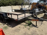 *2022 Salvation 77x12 Utility Trailer