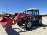 Mahindra 7010 Cab Tractor 4wd w/ Mahindra ML70