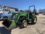 John Deere 4400 w/JD 430 Loader and bucket