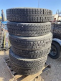 Pallet w/6 11R Tires