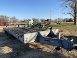 20' Equipment Trailer w/5' DT Pintle Hitch