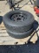 2pc ST205/75R15 Trailer tires on Rims