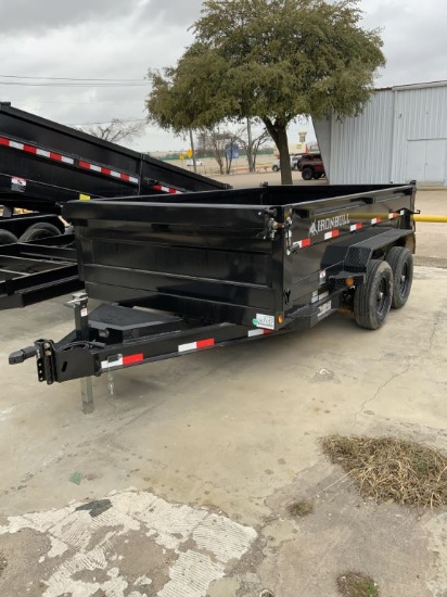 2022 Iron Bull 83"x12' Dump Trailer