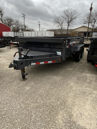 2022 Iron Bull 83"x14' Dump Trailer