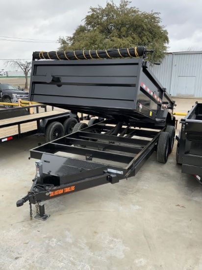 2022 Salvation Trailers 7'x14' Dump Trailer