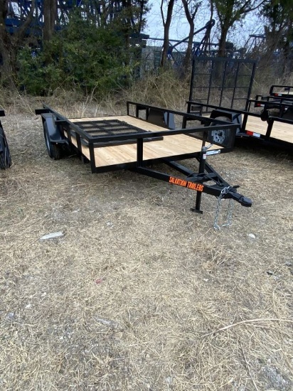 2022 Salvation Trailer 78"x12' Utility Trailer
