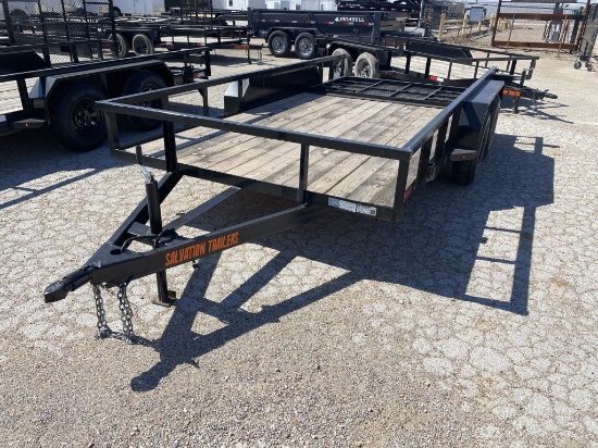 2022 Salvation Trailers 78"x14' Utility Trailer