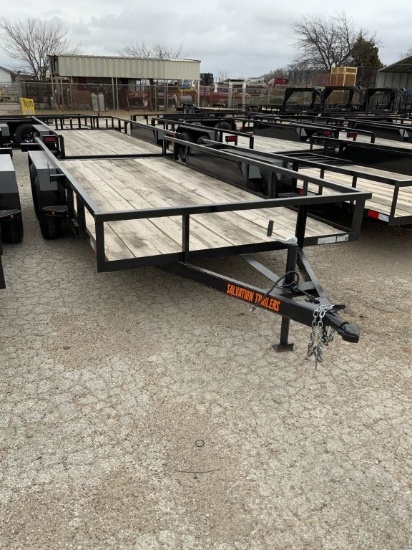 2022 Salvation Trailers 78"x16' Utility Trailer