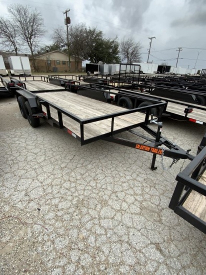 2022 Salvation Trailers 78"x16' Utility Trailer