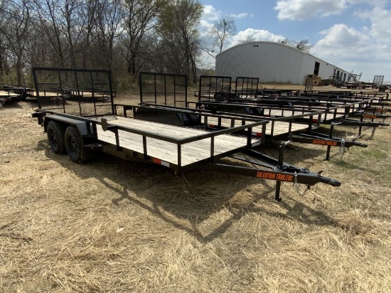 2022 Salvation Trailers 78"x16' Utility Trailer