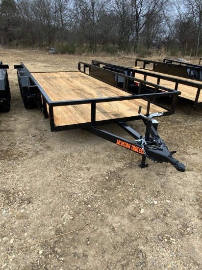 2022 Salvation Trailers 78"x16' Utility Trailer