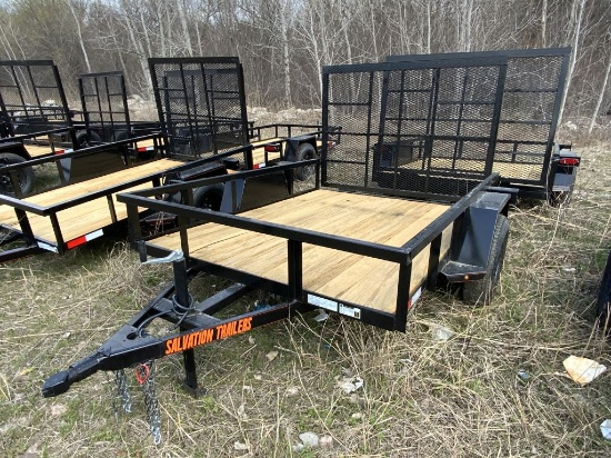 2022 Salvation Trailers 72x8 Utility Trailer
