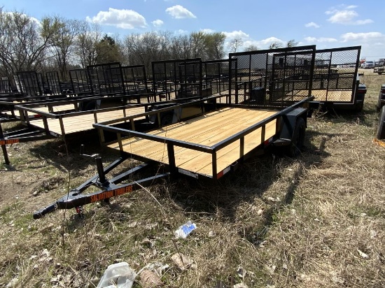 2022 Salvation Trailer 78x12 Utility Trailer