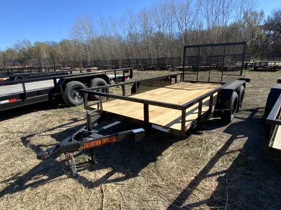 2022 Salvation Trailers 78x14 Utility Trailer
