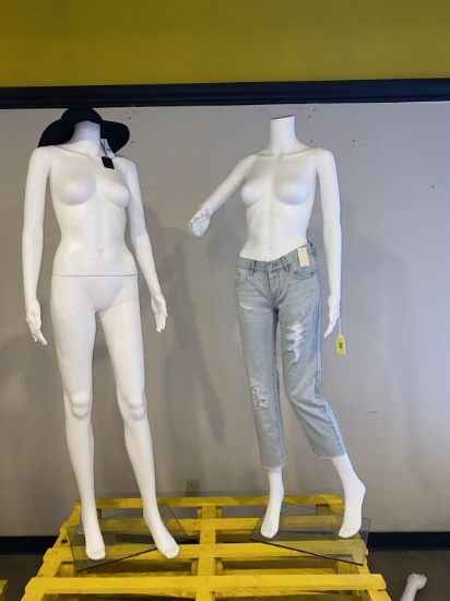 2 Full Body Mannequins 2-Female
