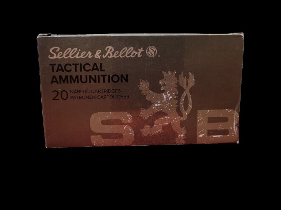 20rds Sellier & Bellot 6.5 Creedmoor 140gr Tactica