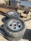 4pc Michelin Tires on Rims