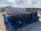 Lot of 12’Lx8’H Black Metal Fencing