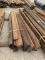 Creosote Quarter Round Telephone Poles