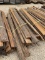 Creosote Quarter Round Telephone Poles
