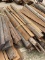 Creosote Quarter Round Telephone Poles