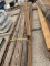 Creosote Quarter Round Telephone Poles