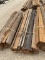 Creosote Quarter Round Telephone Poles