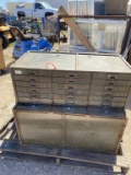 5 Tier Stackable Vintage Allsteel Military Flat