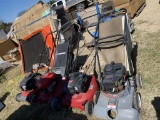 3-Push Lawnmowers 1-Murray,1-Troy-Bilt,1-Huskee