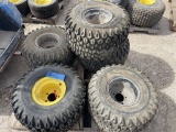 5pc HD Field Trax Tires on Rims