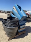 Pallet of Feed Troughs