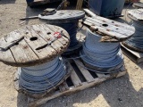 Pallet w/Spools of Cable