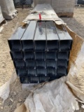 25-2 1/2 X 2 1/2 Black Powder coated Square Tubing