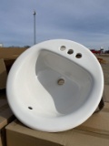 40-Ceramic Round Bathroom Sink 19